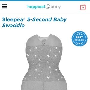 Happiest baby Sleepea 5 second swaddle size Large